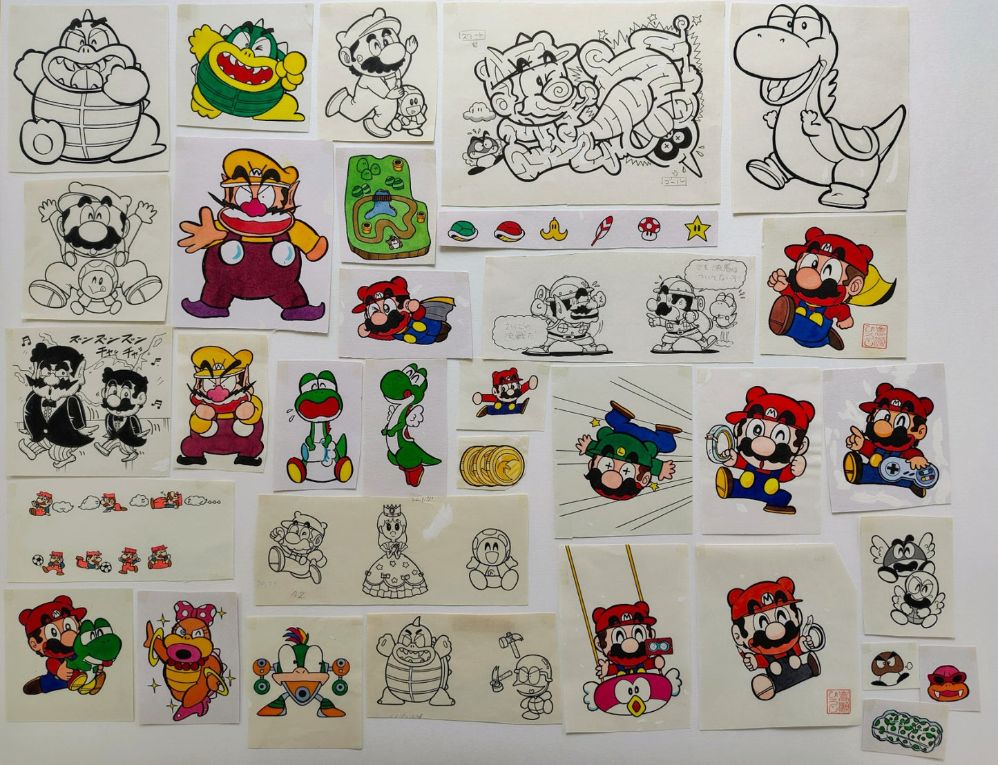 Mario, Yoshi and others | Super Mario-Kun | Hiroshi Takase ±1994 A