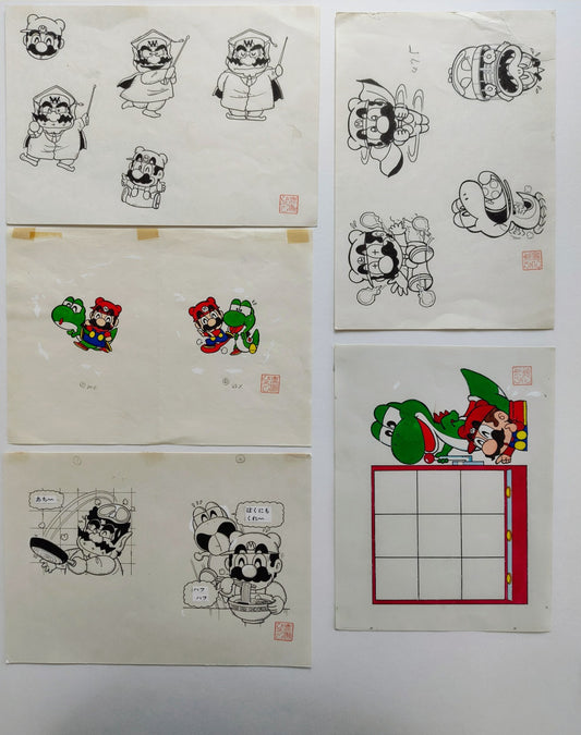 Mario, Yoshi and others | Super Mario-Kun | Hiroshi Takase ±1994 E