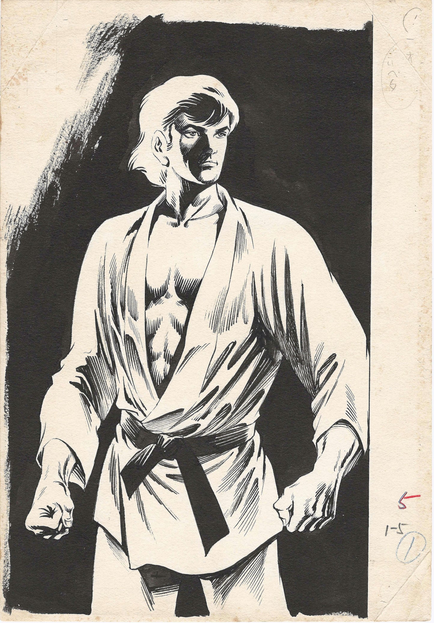 God's Arm | Opening scene splash page | Jiro Kuwata