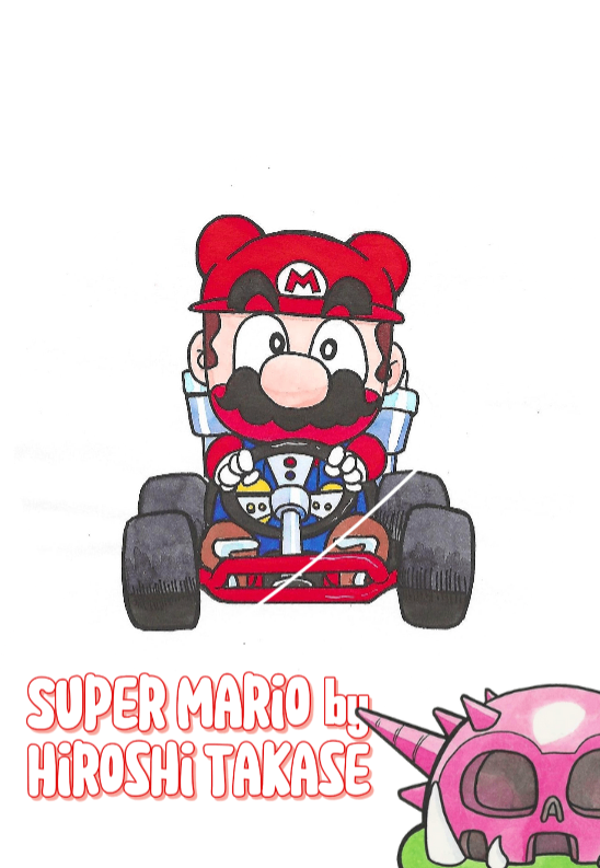 Super Mario-Kun | Mario racing | Hiroshi Takase | Nintendo 1994 | Mario Bros