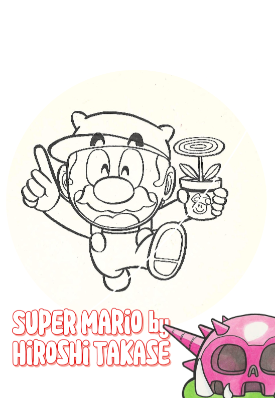 Super Mario-Kun | flower-up | Hiroshi Takase | Nintendo 1994 | Mario Bros