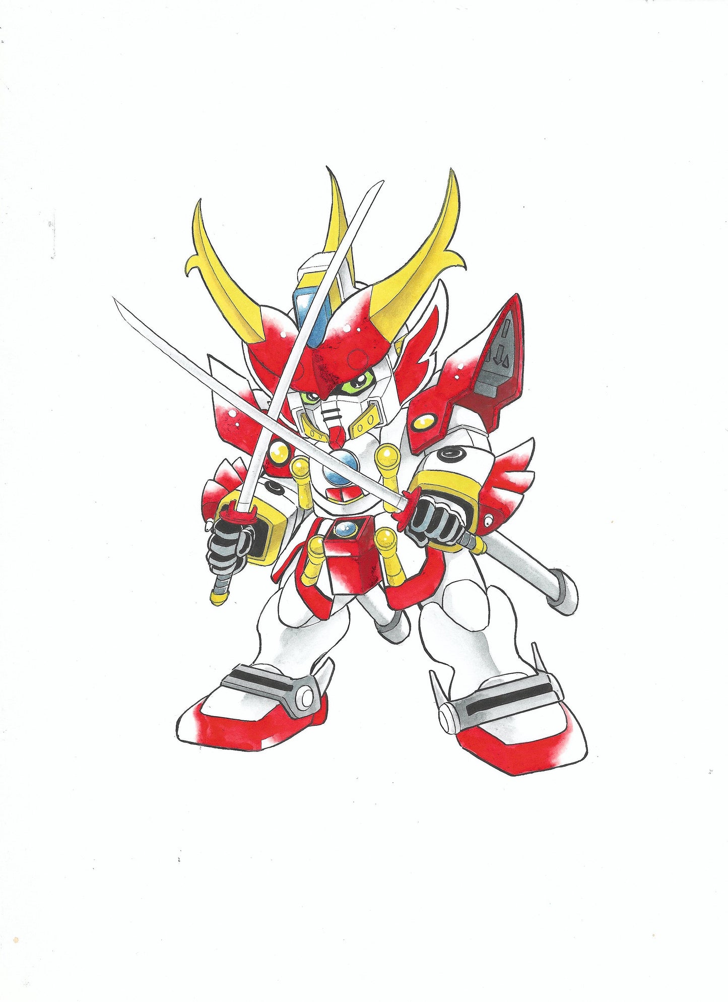 Superior Defender Gundam | Comic BonBon | color presentation | Yūji Hosoi