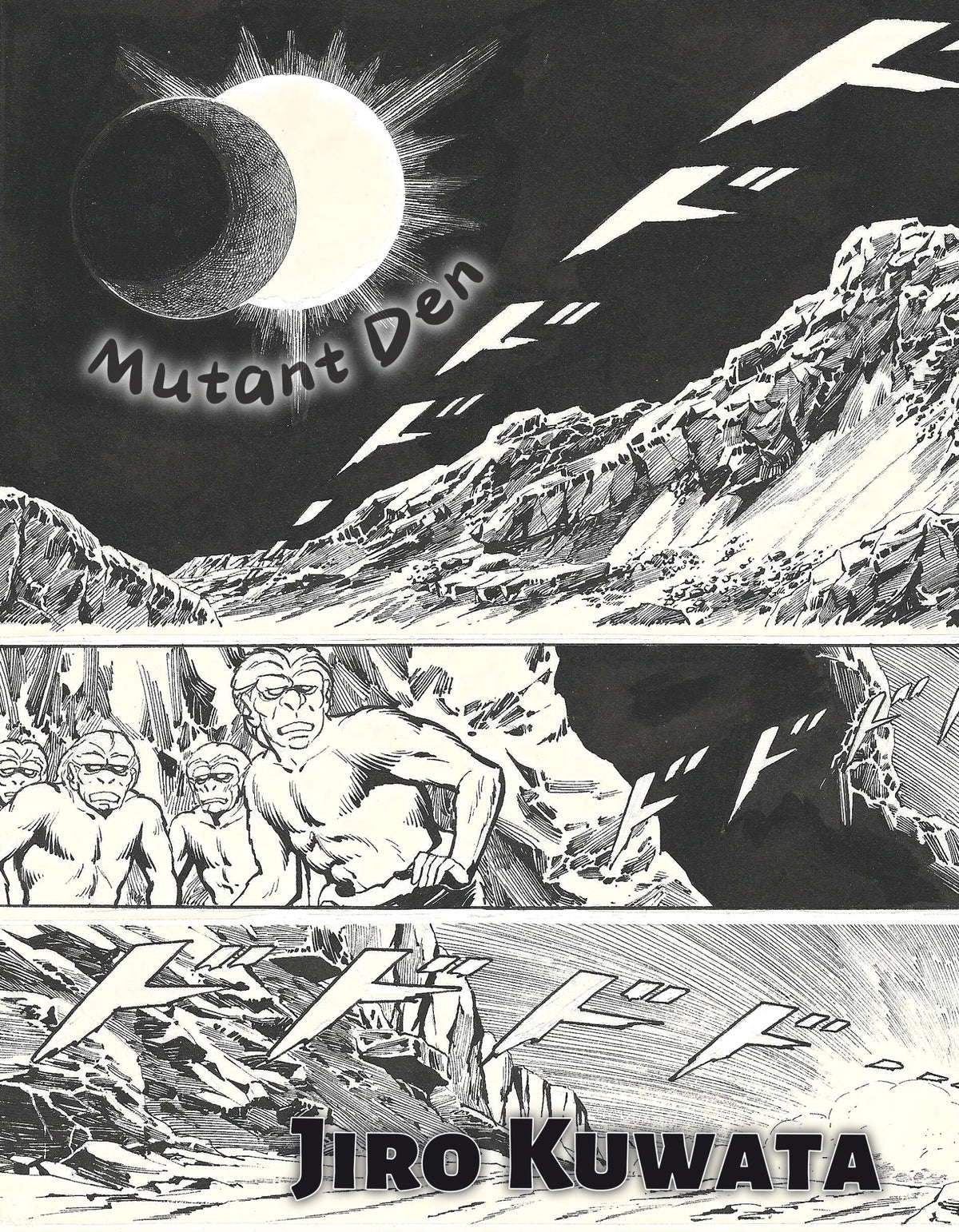 Mutant Den | Weekly Shōnen | #1 pg. 12 | Jiro Kuwata