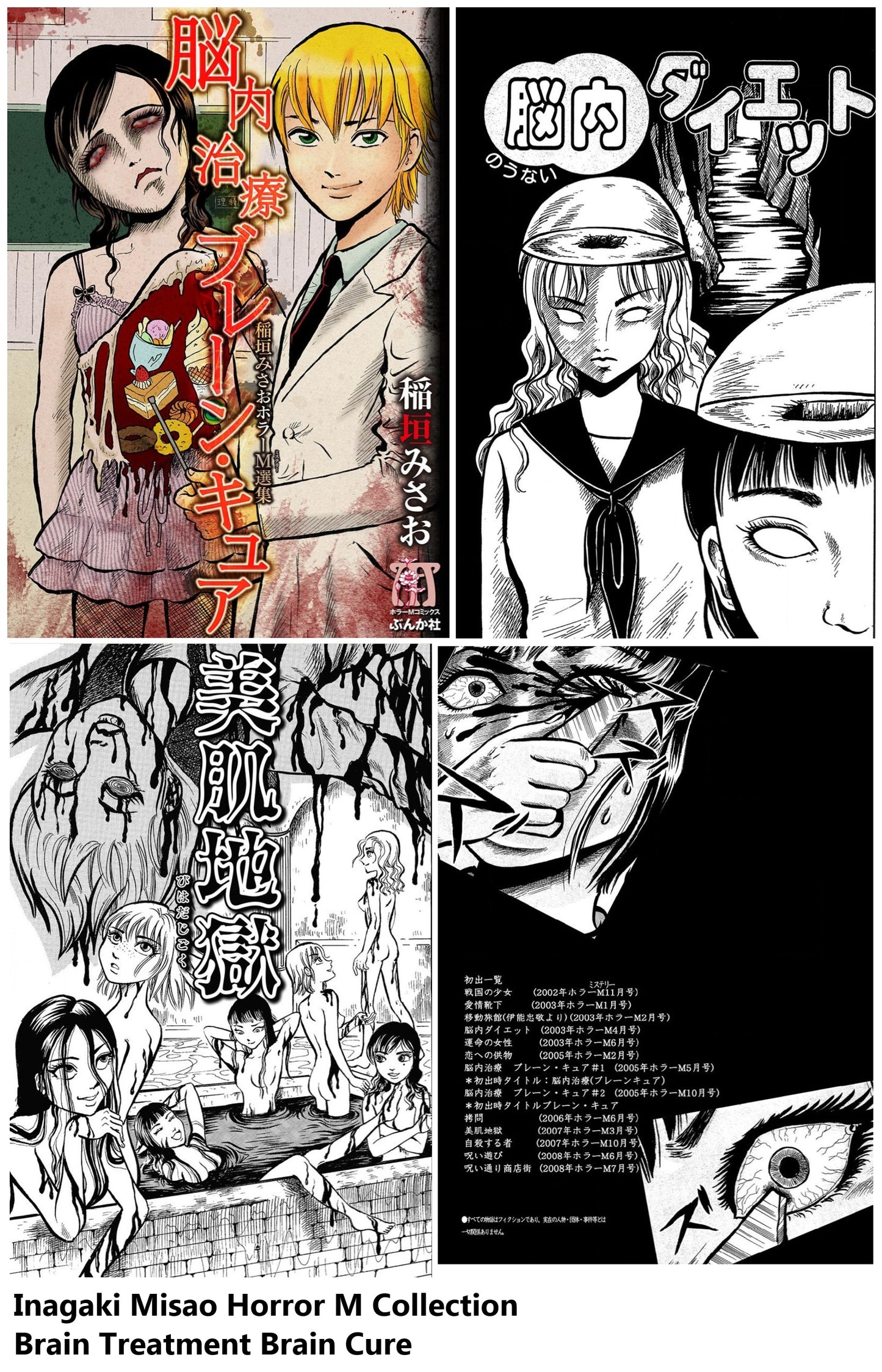 Beautiful Skin Hell | cover | Misao Inagaki | Fresh Blood Beauty Horror