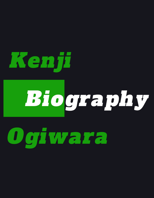 Biography | Kenji Ogiwara a.k.a. Kenji Hagiwara (1921–1990)