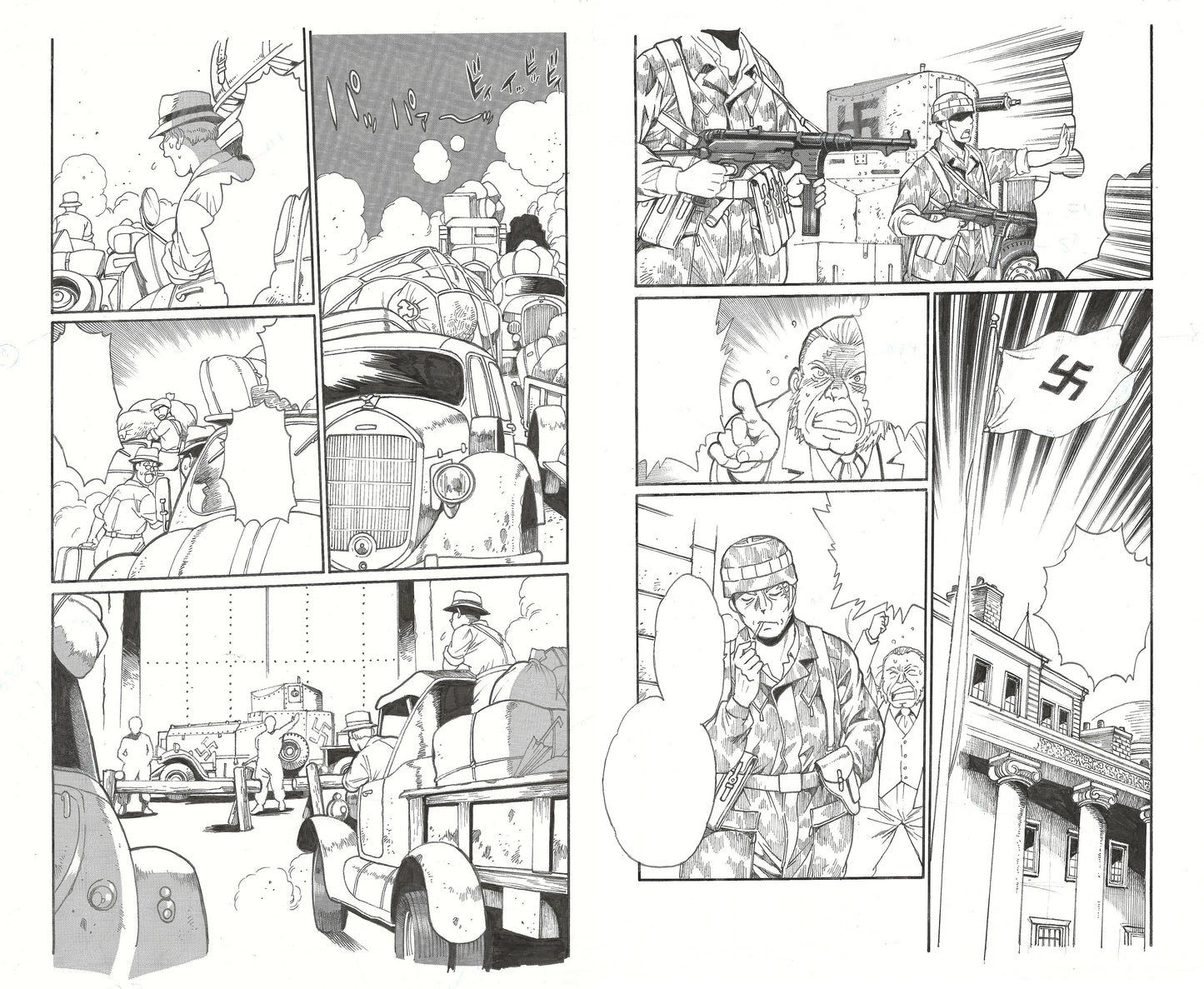 Patra and the Iron Cross | Jouji Manabe | pgs. 14&15