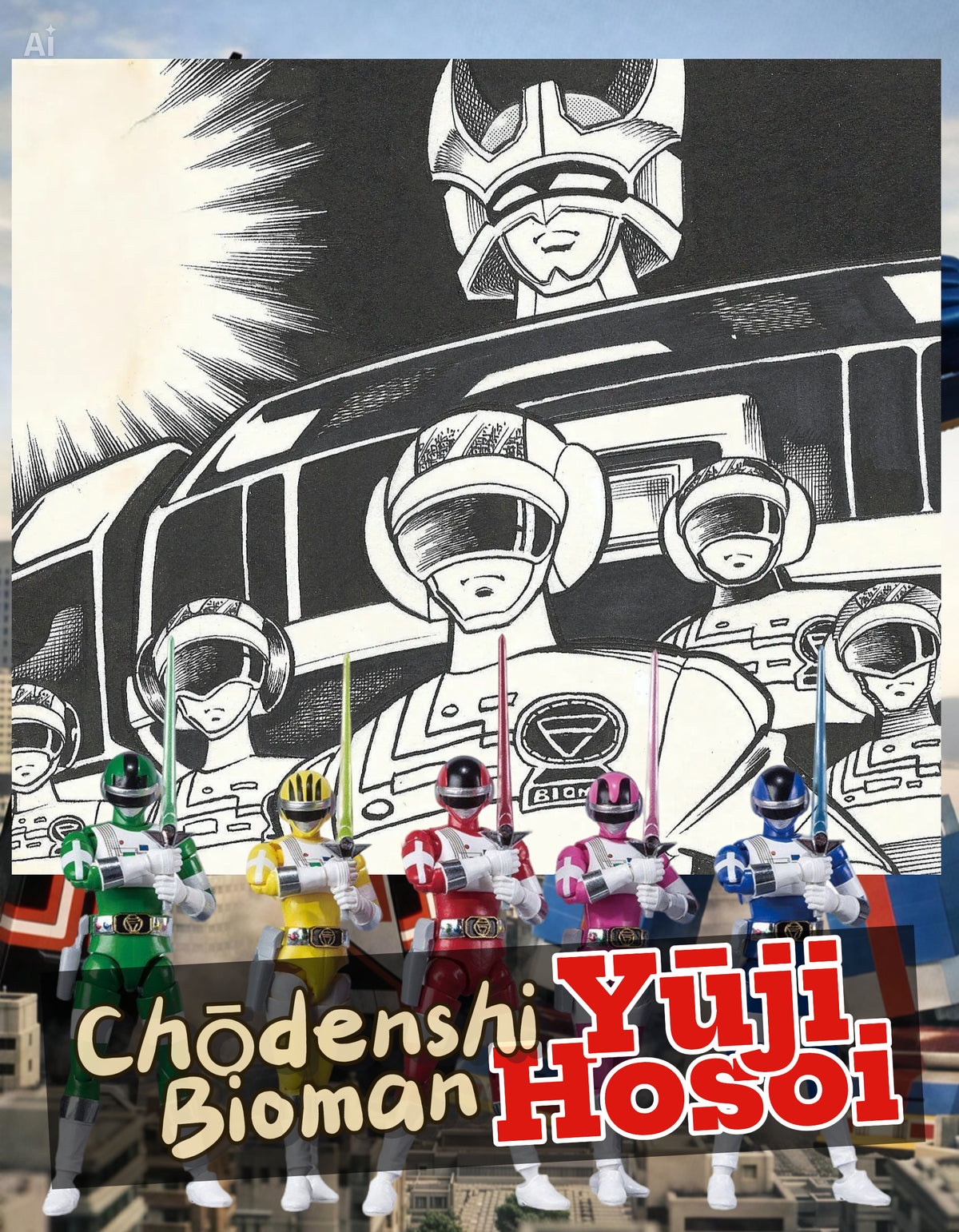 Chōdenshi Bioman | 超電子バイオマン | Super Electronic Bioman pg.18 | Yūji Hosoi
