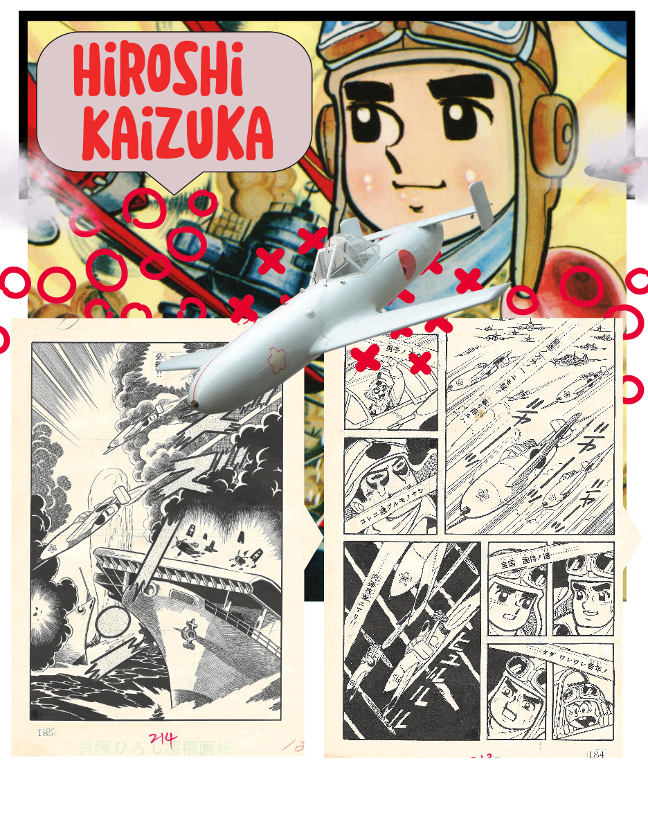 Zero Fighter March #2 | Weekly Shonen King | Hiroshi Kaizuka | pgs 184&185