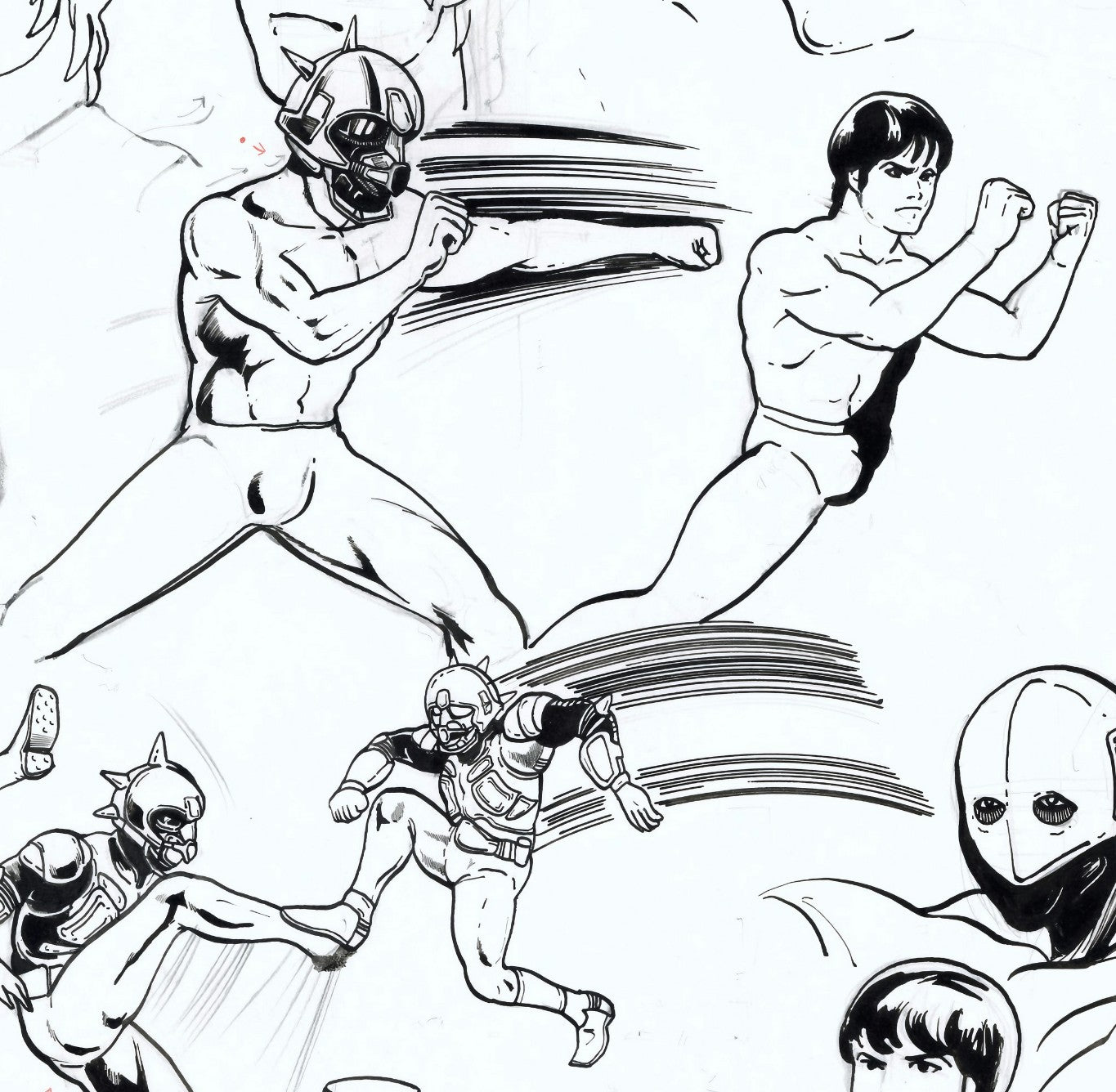 Tsuburaya heroes | Tokusatsu | sketchpage by Katoh Kiyoshi