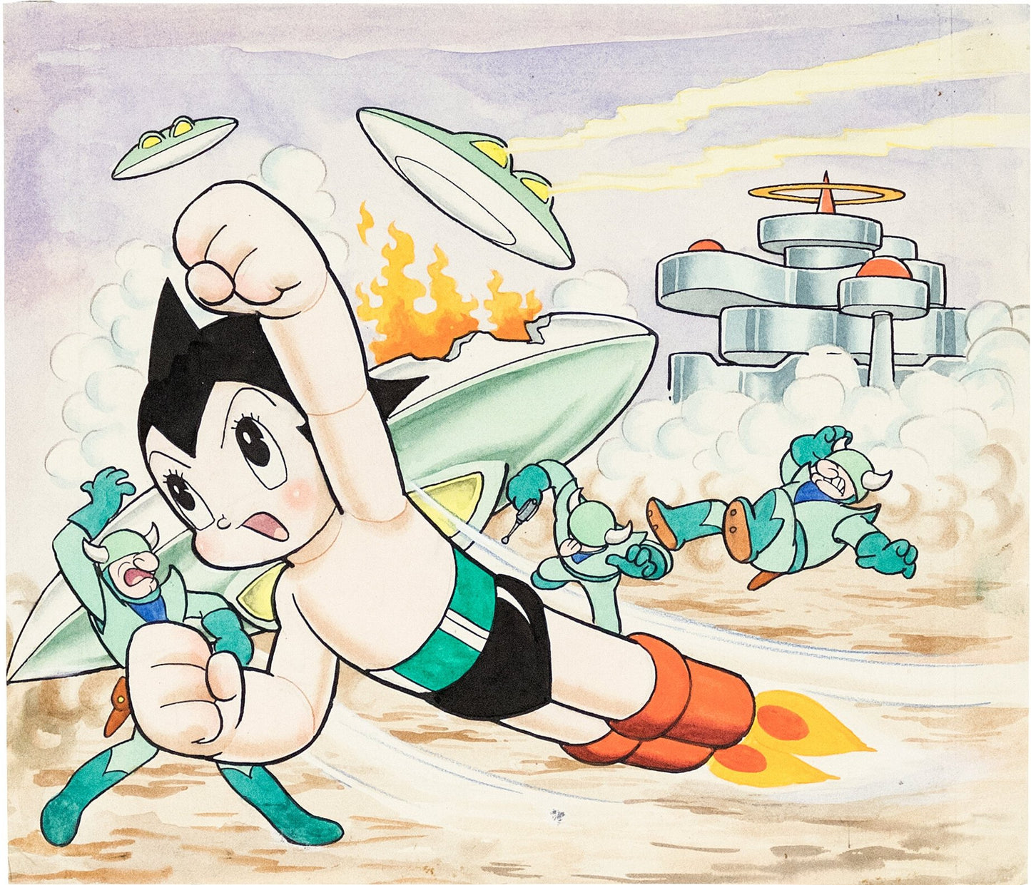 Osamu Tezuka’s Astro Boy / Big X Kamishibai for Koide Shinkosha, c. 1964