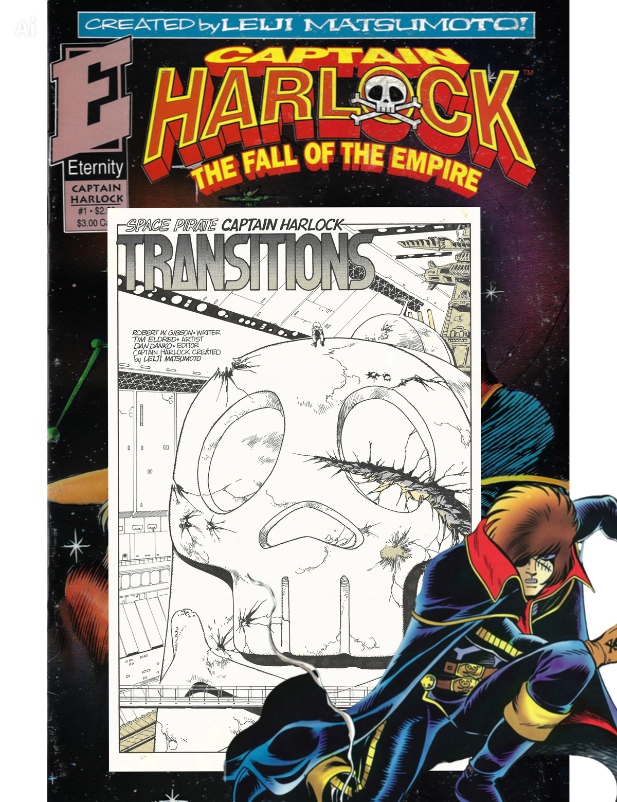 Space Pirate Captain Harlock | Tim Eldred | Fall of The Empire #1 pg.1