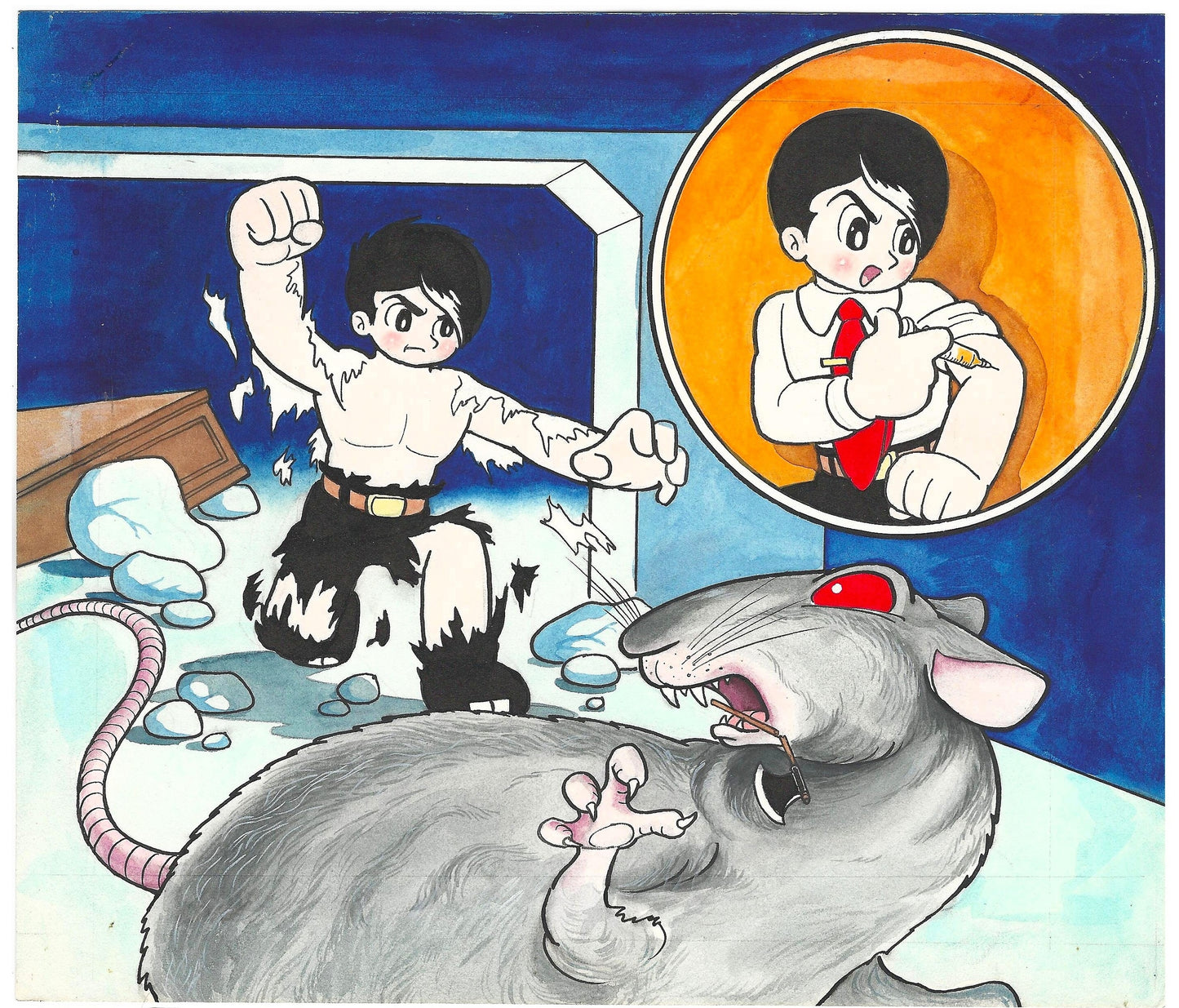 Osamu Tezuka’s Astro Boy / Big X Kamishibai for Koide Shinkosha, c. 1964