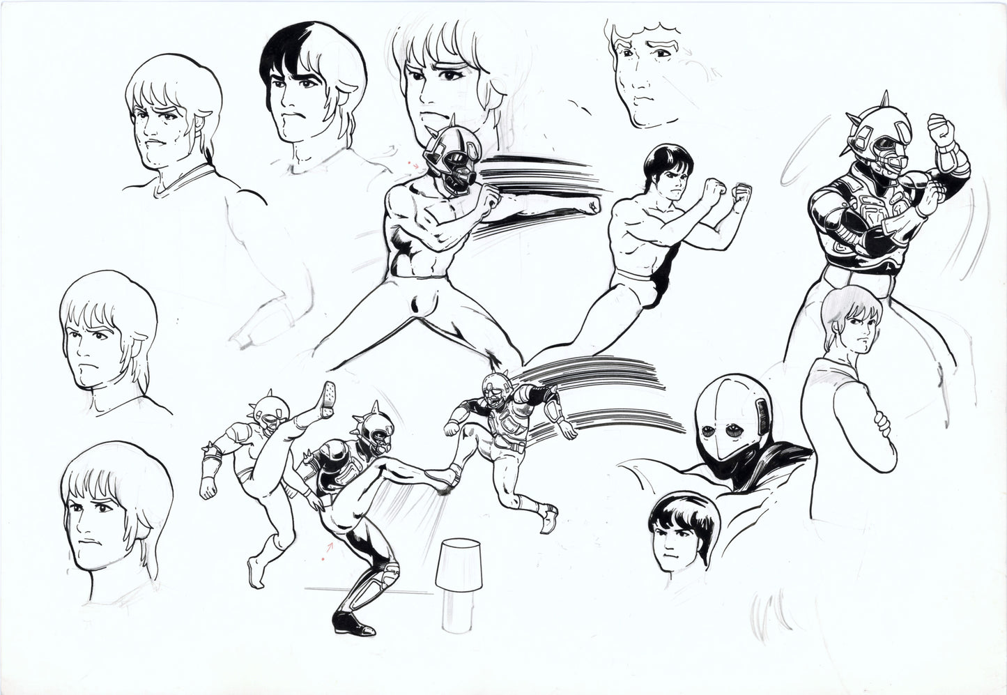 Tsuburaya heroes | Tokusatsu | sketchpage by Katoh Kiyoshi