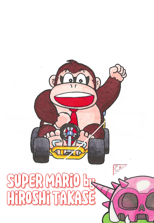 Super Mario-Kun | Donkey Kong racing | Hiroshi Takase | Nintendo 1994 | Mario Bros